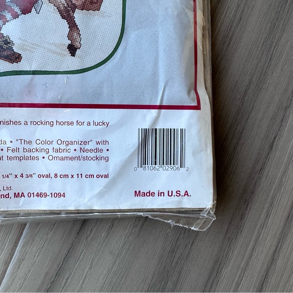 Vintage Needle Treasures Counted Cross Stitch Stocking Kit - Picture 3 of 4